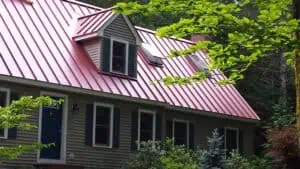 Beautiful Red Metal Roof on Cape