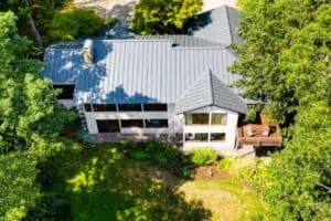 Beautiful Gray All Aluminum Metal Roofing