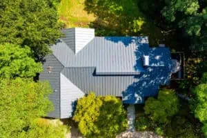 Beautiful Gray All Aluminum Metal Roofing